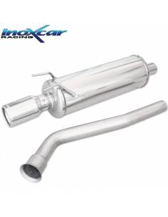 Silencieux échappement arrière Inox 1 sortie Ronde 80mm RENAULT 21 2l0 Turbo