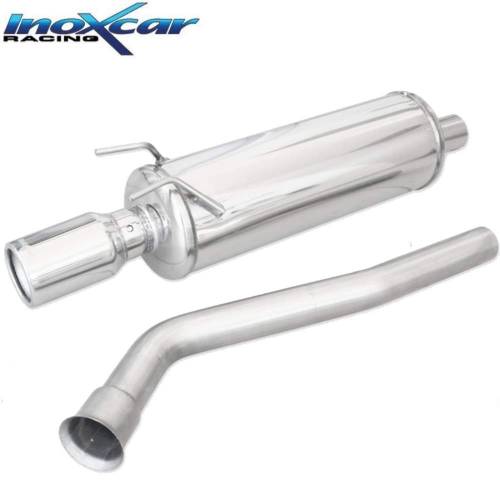 Silencieux échappement arrière Inox 1 sortie Ronde 80mm RENAULT 21 2l0 Turbo