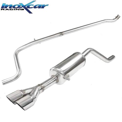 silencieux Inox sortie Racing 2x80mm Opel Corsa F 1l2T GS-Line