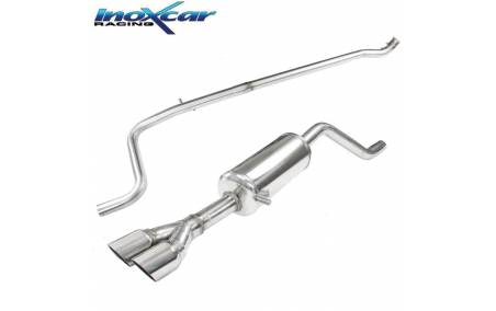 silencieux Inox sortie Racing 2x80mm Opel Corsa F 1l2T GS-Line