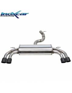 Silencieux échappement Inox 2x2 sorties racing Black Audi S3 8V 2l0 TFSi