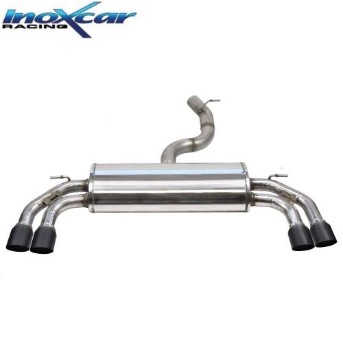Silencieux échappement Inox 2x2 sorties racing Black Audi S3 8V 2l0 TFSi