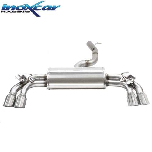 Silencieux échappement Inox 2x2 sorties racing avec valve Audi S3 8V 2l0 TFSi