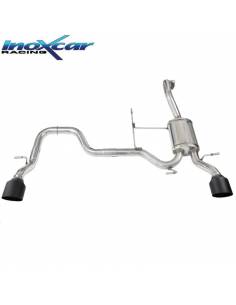 Silencieux échappement Inox sorties Racing Black D+G 100mm Suzuki Swift 1l4 Sport Hybrid