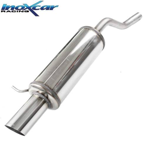 Silencieux échappement Inox 1 sortie Rally 90mm RENAULT Twingo 2 1l2 GT Turbo