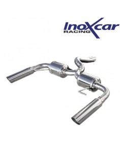 Silencieux échappement Inox D+G 1 sortie Ronde 80mm RENAULT Clio 3 RS