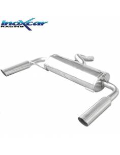 Silencieux échappement Inox D+G 1 sortie Racing 80mm RENAULT Clio 3 RS