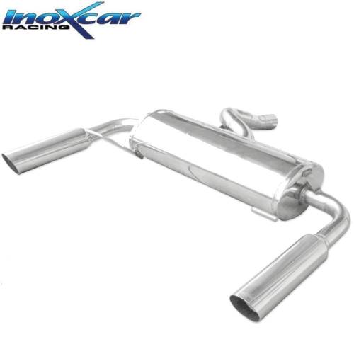 Silencieux échappement Inox D+G 1 sortie Racing 80mm RENAULT Clio 3 RS Gordini