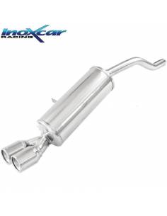 Silencieux échappement Inox 2 sorties Rondes 80mm RENAULT Clio 3 1l2 Turbo