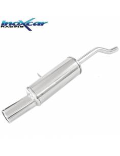 Silencieux échappement Inox 1 sortie Rondes 102mm RENAULT Clio 3 1l4 16v