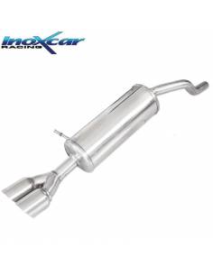 Silencieux échappement Inox 2 sorties Racing 80mm RENAULT Clio 4 1l5 DCi