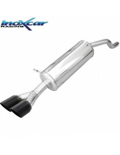 Silencieux échappement Inox 2 sorties Racing Black 80mm RENAULT Clio 4 1l2 GT