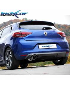 Silencieux échappement Inox 1 sortie Racing 100mm RENAULT Clio 5 1l3 TCE