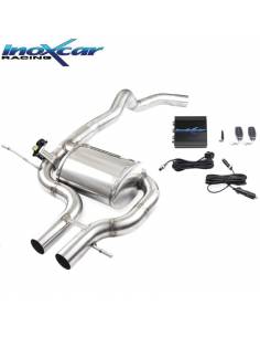 Silencieux échappement Inox 2 sorties centrales avec valve RENAULT Megane 4 RS