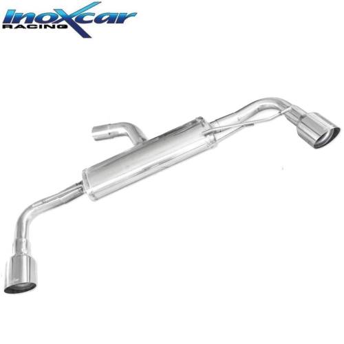Silencieux échappement Inox 2 sorties Racing 102mm Volkswagen Sirocco 2l0 R TFSi 265cv