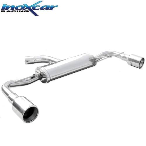 Silencieux échappement Inox 2 sorties Rondes 102mm Volkswagen Sirocco 2l0 R TFSi 265cv
