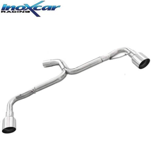 Terminal échappement Racing Inox 2 sorties 102mm Volkswagen Sirocco 2l0 R TFSi 265cv