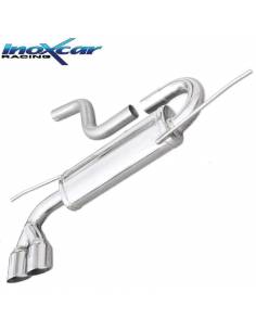 Silencieux échappement Inox 2 sorties Racing 80mm Volkswagen Sirocco 1l4 TSi 122cv