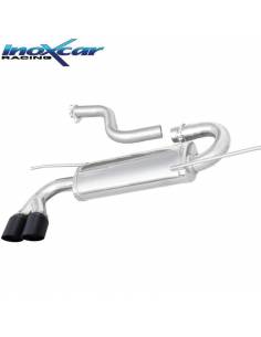 Silencieux échappement Inox 2 sorties Racing Black 80mm Volkswagen Sirocco 1l4 TSi 122cv