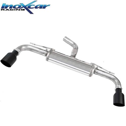 Silencieux echappement inox sorties Racing D+G Black 100mm Volkswagen Golf 8 GTi