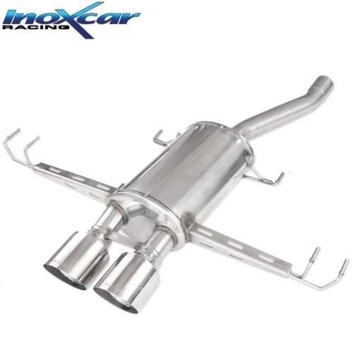 Silencieux échappement Inox 2 sorties Racing Honda Civic Type-R 320cv