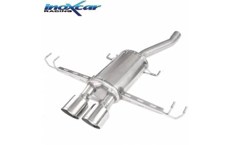 Silencieux échappement Inox 2 sorties Racing Honda Civic Type-R 320cv