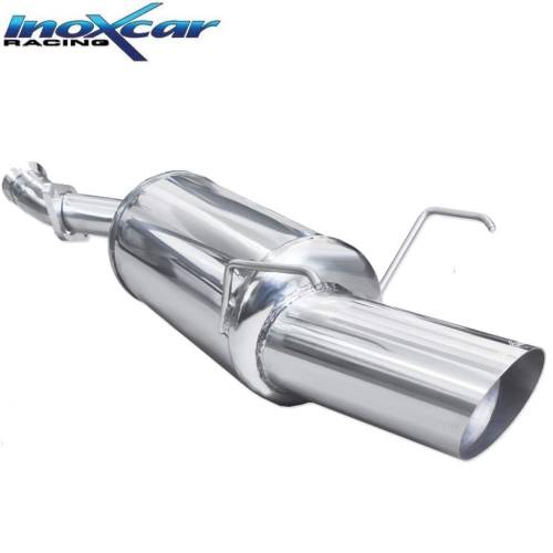 Silencieux échappement Inox 1 sortie Racing 90mm Honda CRZ 1.5i Vtec