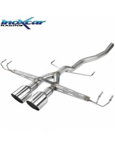 Terminal échappement Racing Inox 2 sorties Racing 100mm Honda Civic 1l5 Turbo