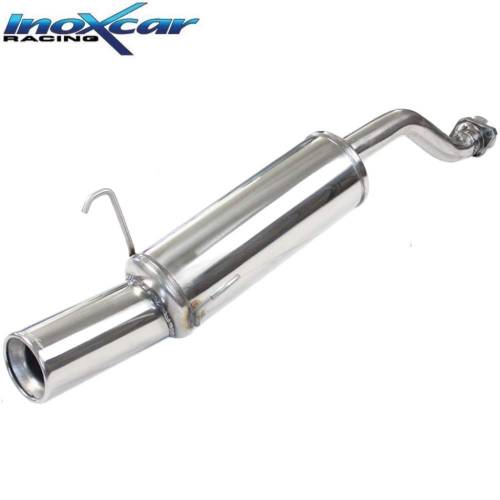 Silencieux échappement Inox 1 sortie Ronde 102mm Honda Integra Type-R 190cv