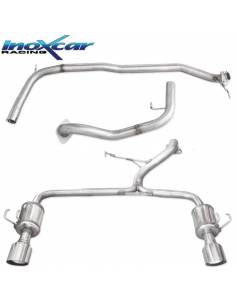 Ligne échappement Inox 70mm sorties Racing + valve Honda Civic Type-R 310cv