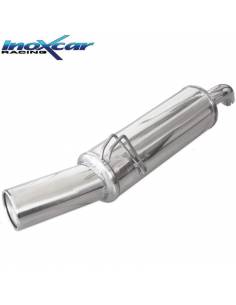 Silencieux échappement arrière Inox 1 sortie Ronde 102mm FIAT Coupé 1l8 16v