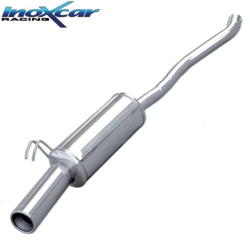 Silencieux échappement Inox 1 sortie Ronde 80mm Fiat Barchetta 1l8