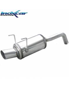 Silencieux échappement Inox 1 sortie Racing 90mm FIAT 500 1l4 16v