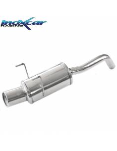 Silencieux échappement Inox 1 sortie Ronde 102mm FIAT 500 1l4 16v