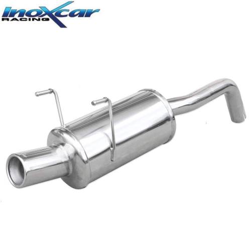 Silencieux échappement Inox 1 sortie Ronde 80mm FIAT 500 1l3 Mjet