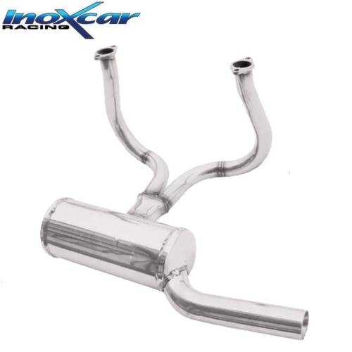 Silencieux échappement Inox 1 sortie 60mm FIAT 500 F/L