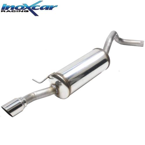 Silencieux échappement Inox 1 sortie Racing 80mm Audi A1 1l0 TFSi