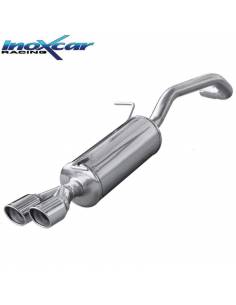 Silencieux échappement Inox 2 sorties X-Race 80mm Audi A1 1l4