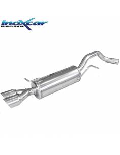 Silencieux échappement Inox 2 sorties Racing 80mm Audi A1 1l4 Turbo