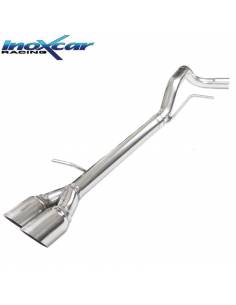Terminal échappement Racing Inox 2 sorties 80mm Audi A1 1l4 TFSi sport 185cv