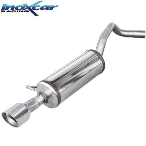 Silencieux échappement Inox 1 sortie Racing 102mm Audi A1 1l6 TDi