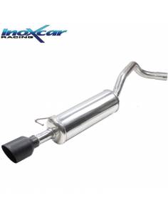 Silencieux échappement Inox 1 sortie Racing Black 100mm Audi A1 1l6 TDi