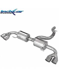 Silencieux échappement Inox 2x2 sorties Racing 80mm Audi S1 231cv