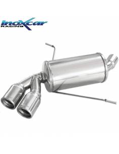 Silencieux échappement Inox 2 sorties Rondes 80mm BMW E87 116i/118i