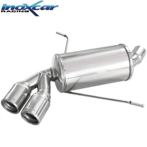 Silencieux échappement Inox 2 sorties Rondes 80mm BMW E87 116i/118i