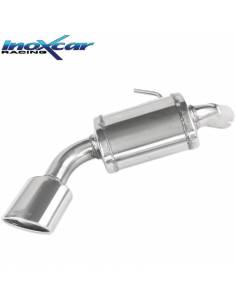 Silencieux échappement Inox 1 sortie Ovale 120x80mm BMW E87 120D