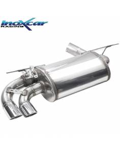 Silencieux échappement Inox + Valve 2 sorties X-Race 70mm BMW F20 120i