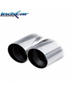 Silencieux échappement Inox + Valve 2 sorties Racing 70mm BMW F20 120i 2