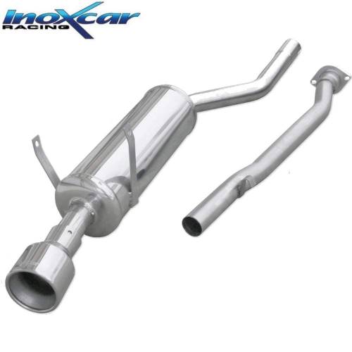 Silencieux échappement Inox 1 sortie Ronde 102mm BMW E36 318 iS