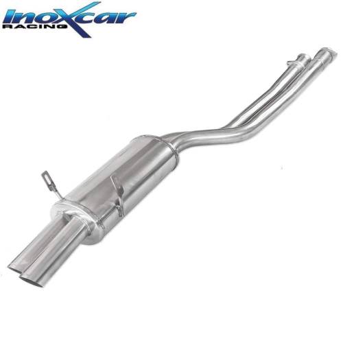 Silencieux échappement Inox 2 sorties Racing 70mm BMW E36 M3